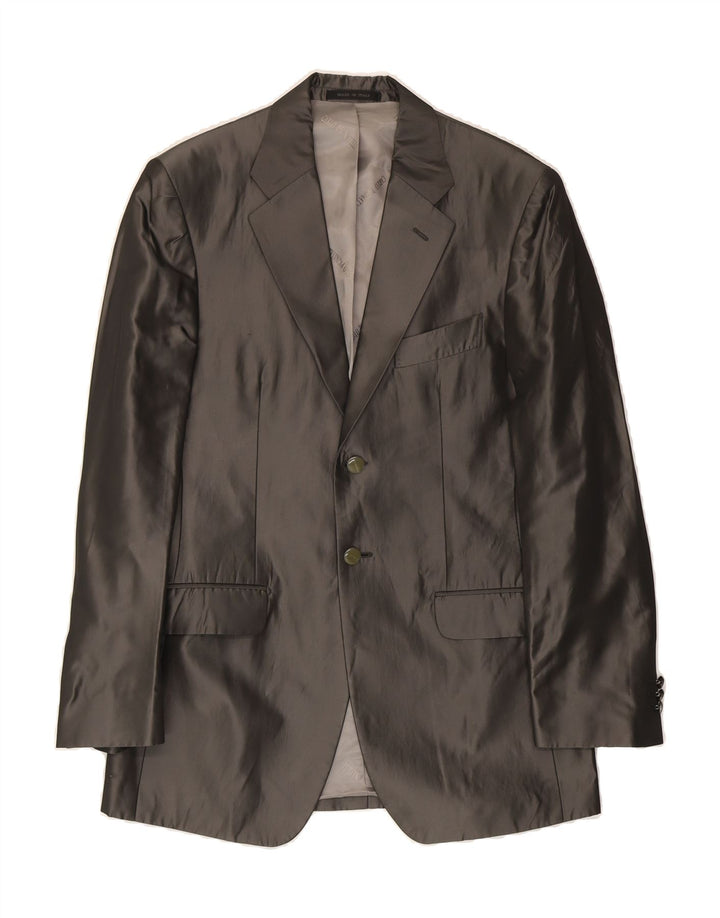 CARLO PIGNATELLI Mens 2 Button Blazer Jacket UK 36 Small Grey Vintage Carlo Pignatelli and Second-Hand Carlo Pignatelli from Messina Hembry 