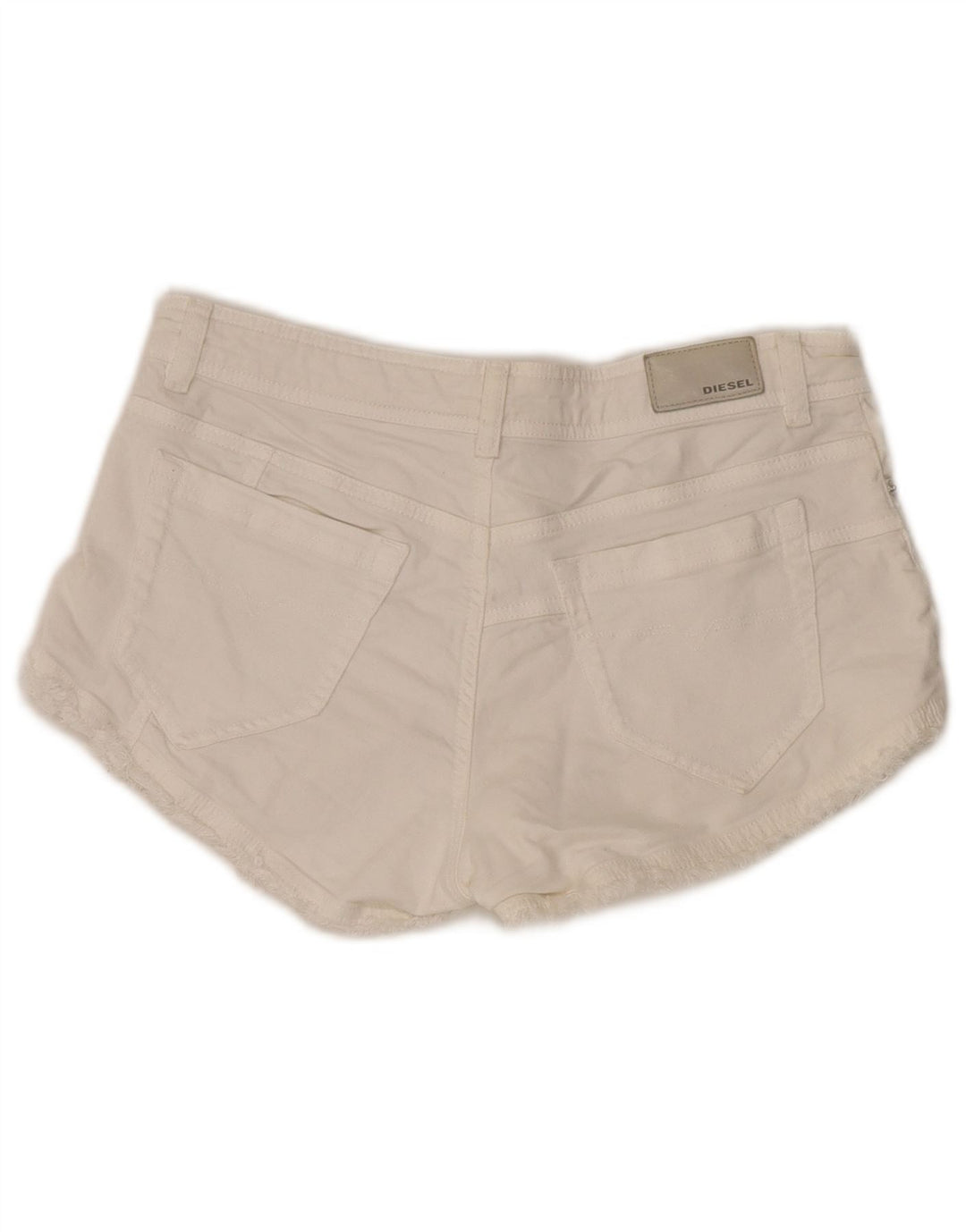 Diesel Damen Jeansshorts W28 Mittelweiß