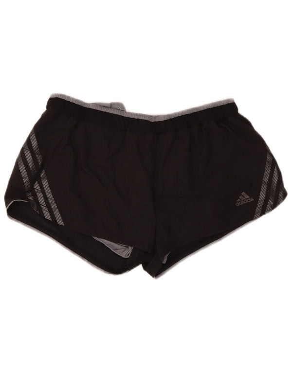 Adidas Damen Climacool Sport Shorts UK 12 Medium Schwarz Polyester