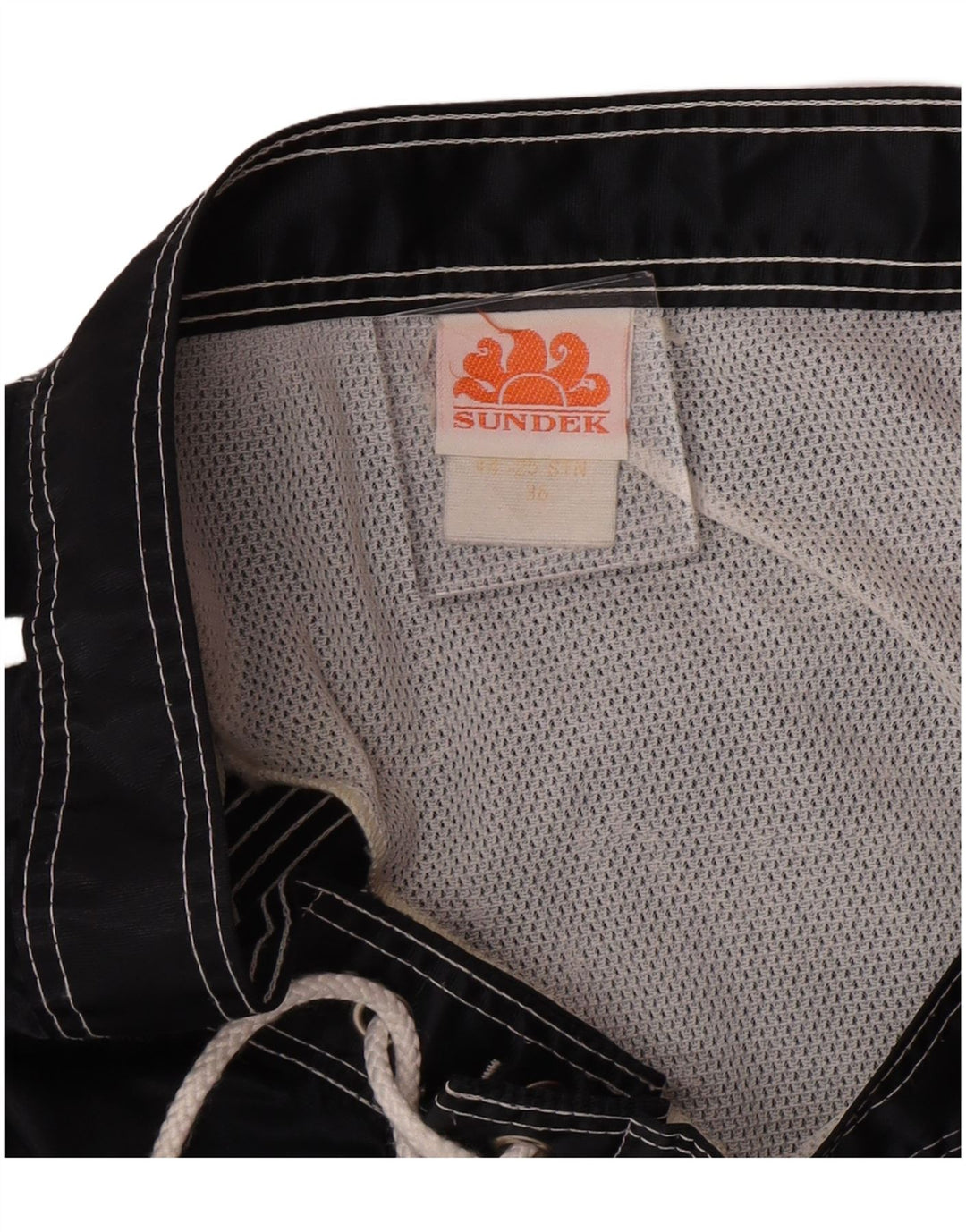 Sundek Herren-Badeshorts, groß, aus schwarzem Nylon