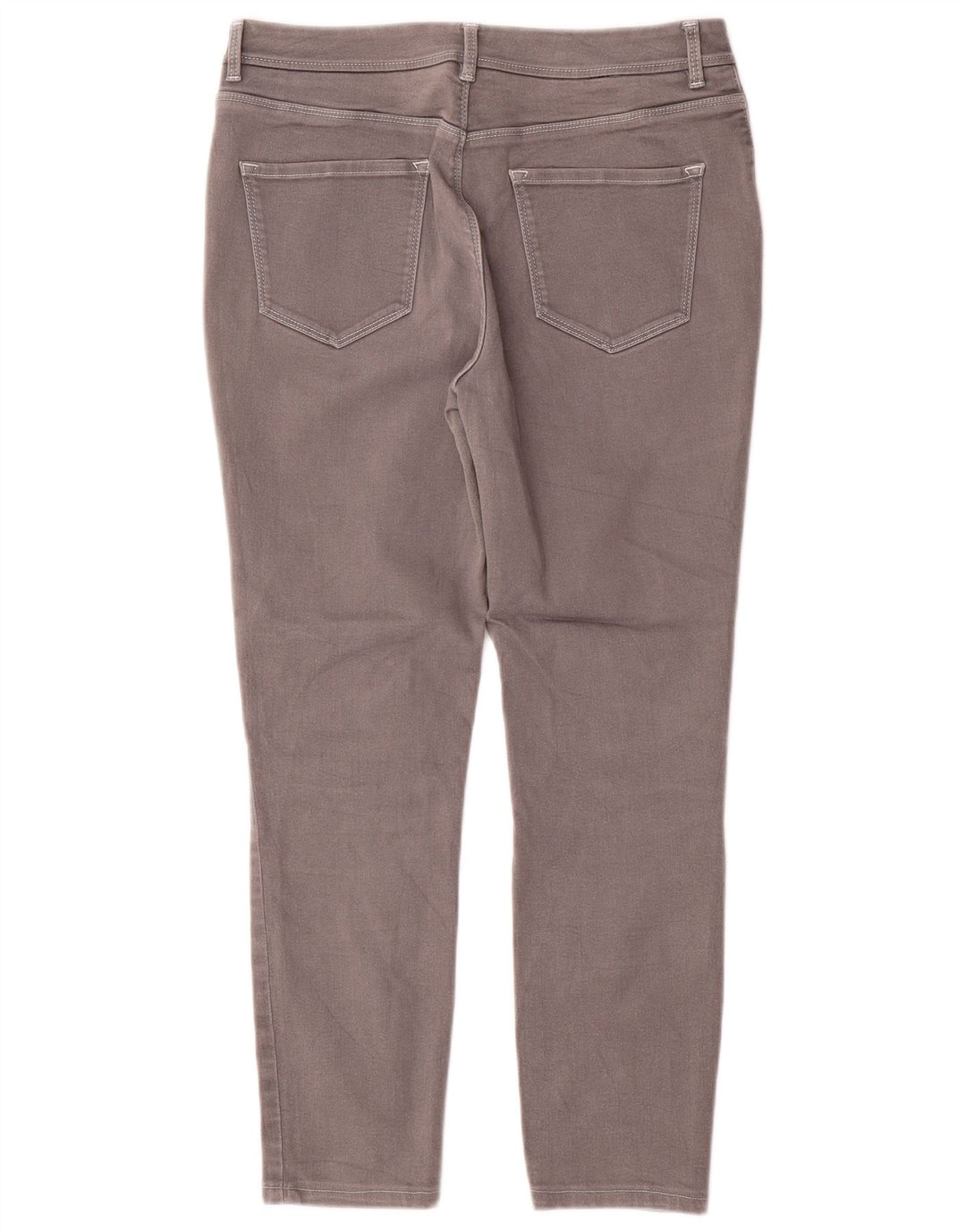 Massimo Dutti Slim-Cropped-Jeans für Damen, mittelgroß, W30, L25, Grau