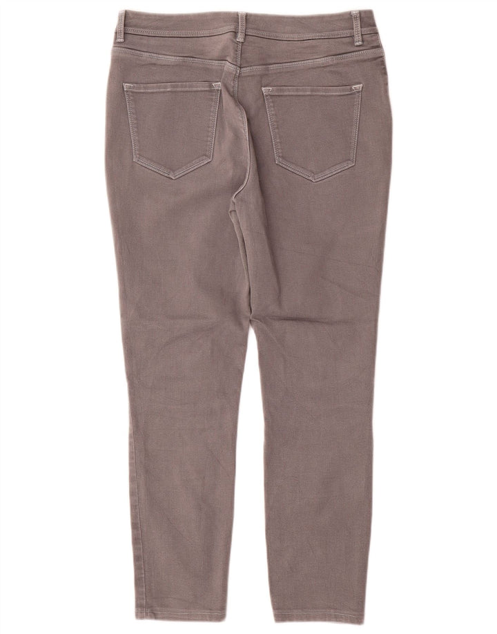 Massimo Dutti Slim-Cropped-Jeans für Damen, mittelgroß, W30, L25, Grau