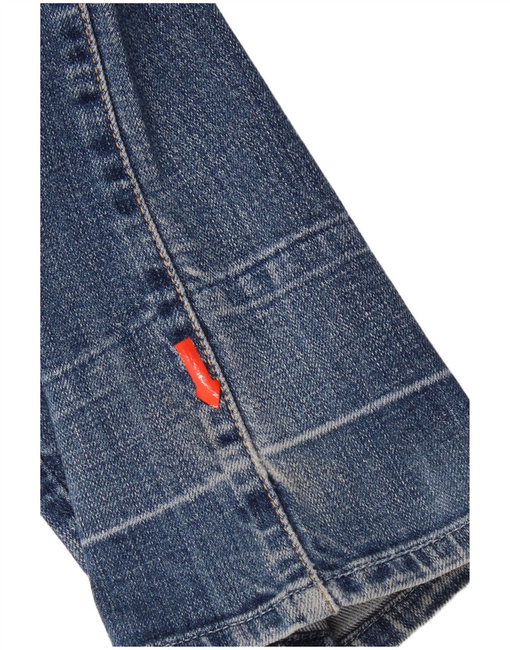 Levi's Damen Eve Square Cut Straight Jeans W30 L34 Blaue Baumwolle