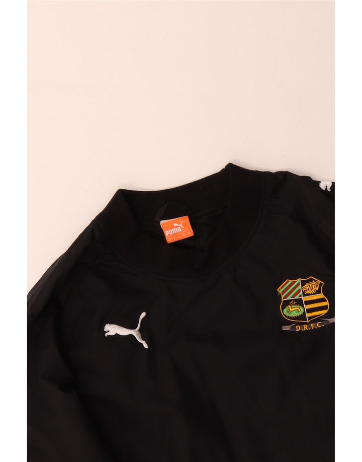 PUMA Herren Graphic Top Langarm Medium Schwarz Polyester