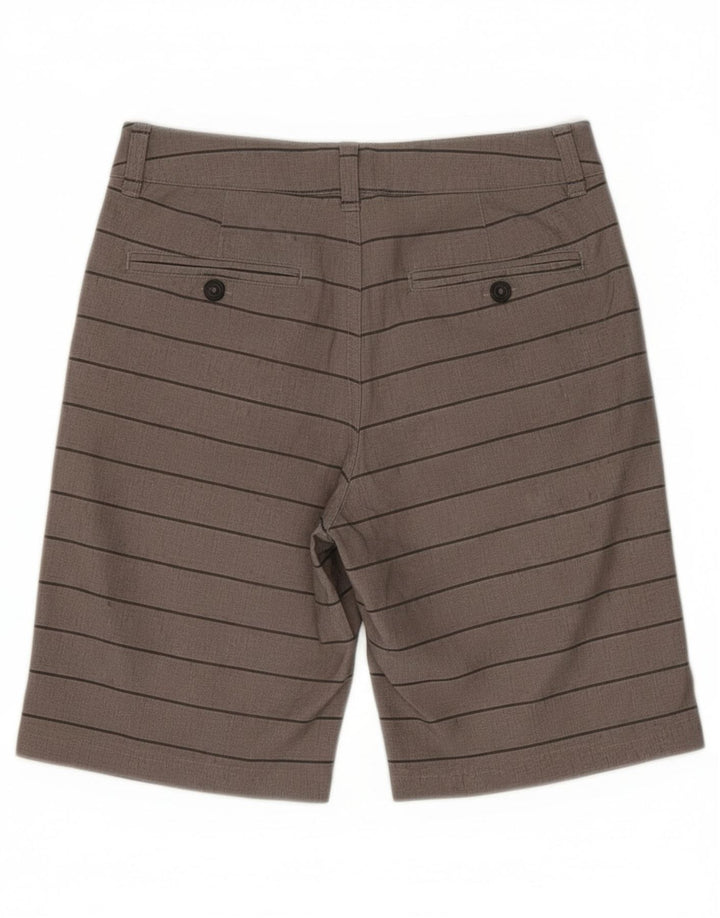 Under Armour Chino-Shorts für Jungen, 9–10 Jahre, W25, grau gestreift, Polyester