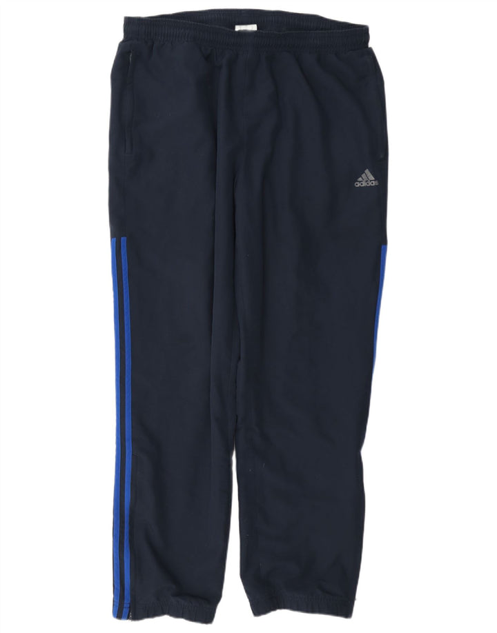 Adidas Herren-Trainingshose, Jogginghose, groß, marineblau, Polyester
