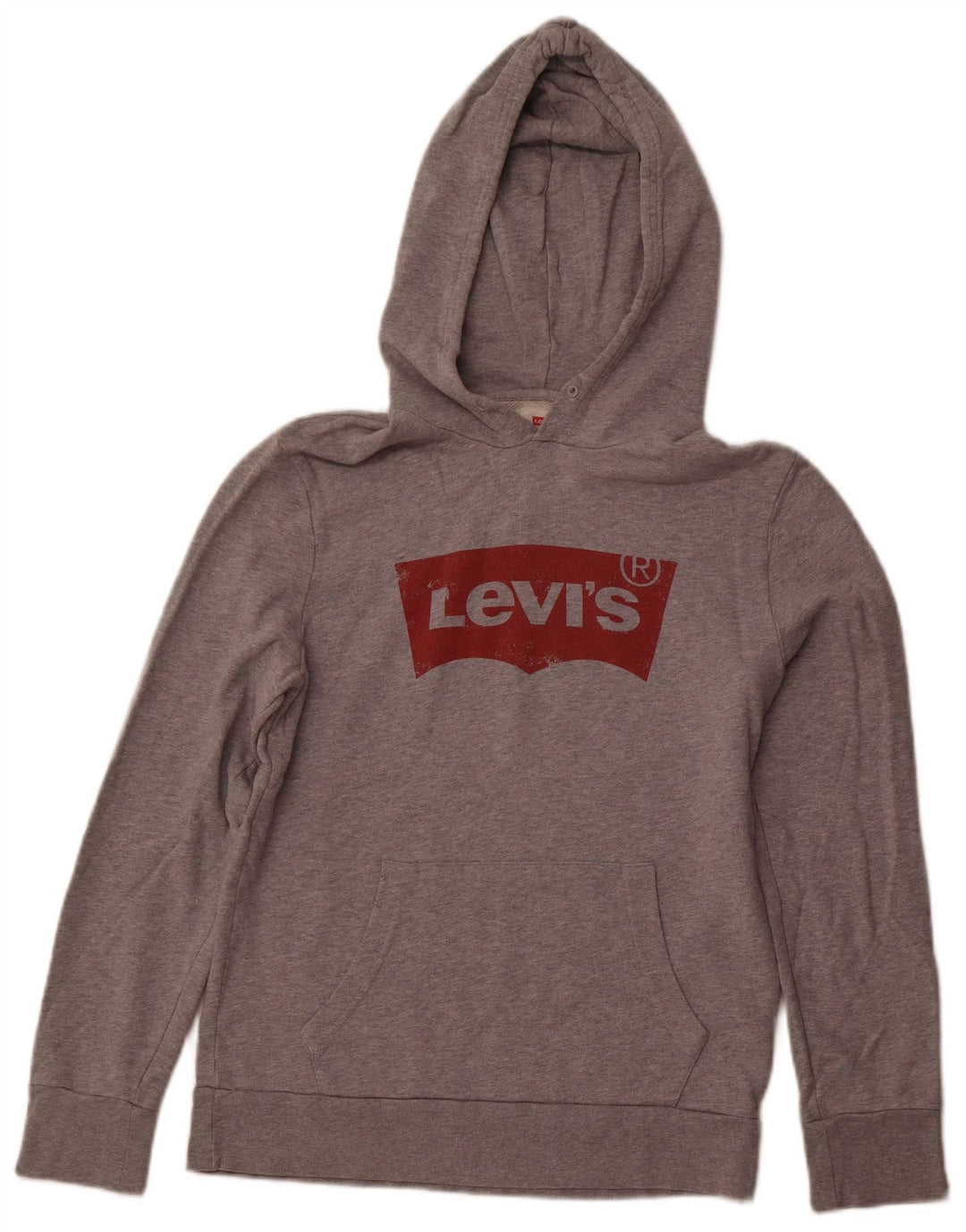 Levi's Herren-Kapuzenpullover mit Grafik, Größe S, Grau, Baumwolle