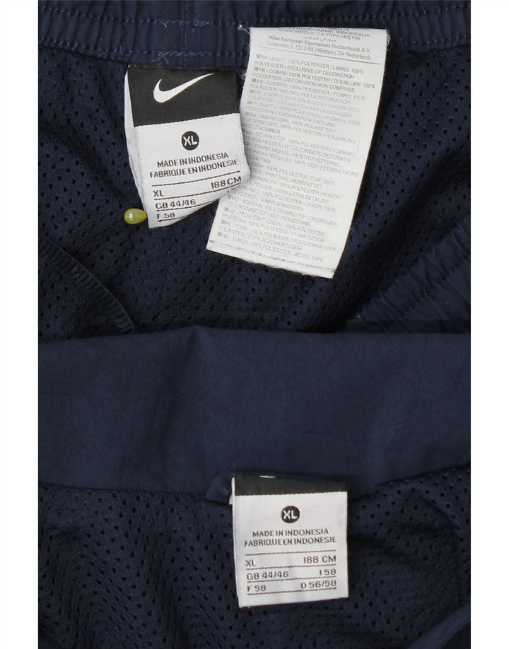 Nike Herren-Trainingsanzug, UK, 44/46, XL, Marineblau, Farbblock-Polyester