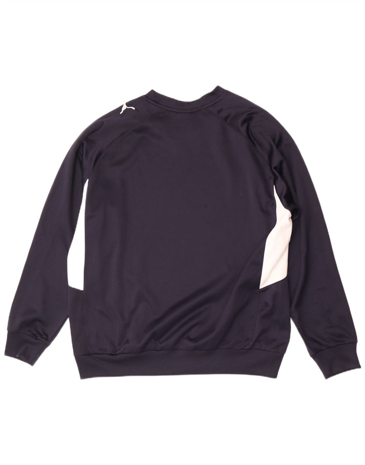Puma Herren Sweatshirt Pullover XL Marineblau Colourblock Polyester