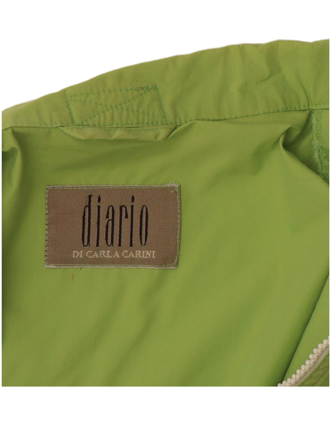 DIARIO Mens Bomber Jacket UK 40 Large Green Cotton