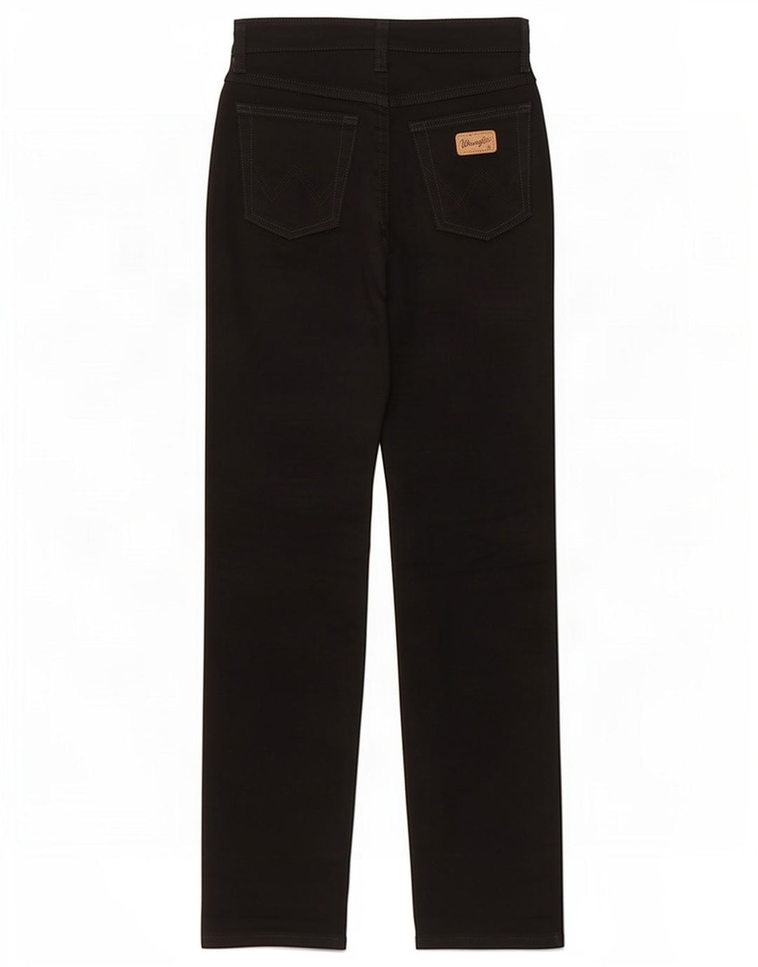 Wrangler Damen Straight Jeans W26 L32 Schwarz