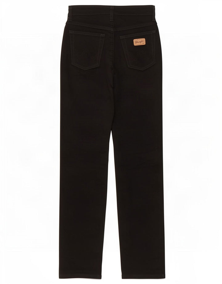 Wrangler Damen Straight Jeans W26 L32 Schwarz