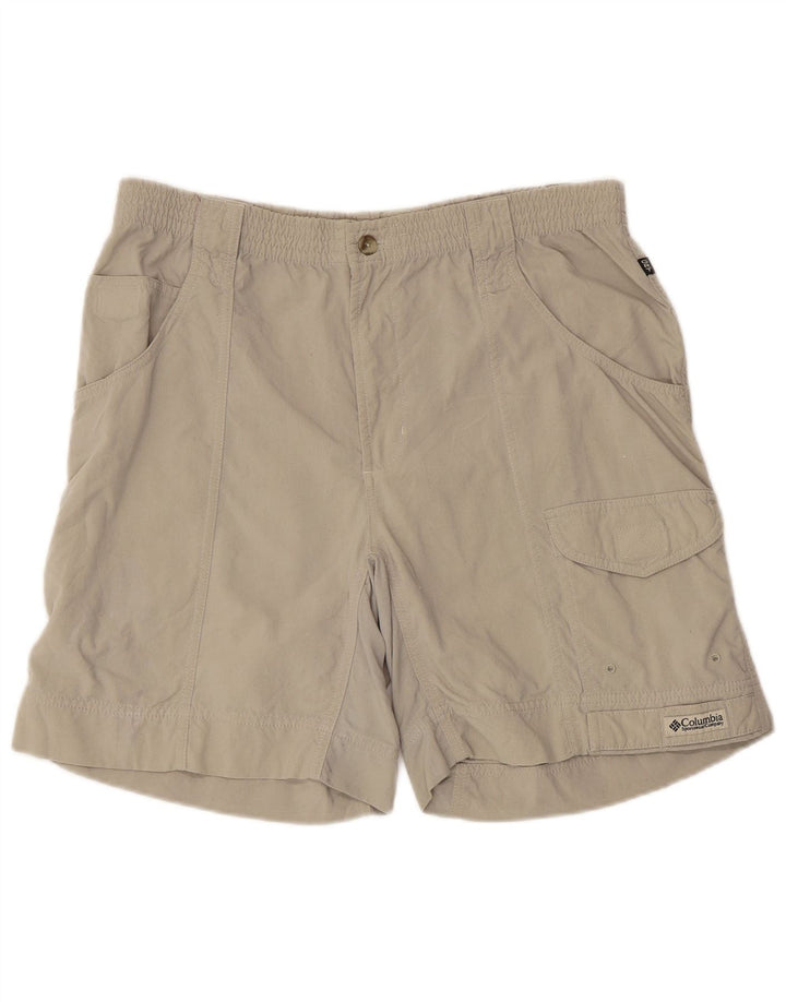 Columbia Herren Cargoshorts Medium W32 Beige Nylon