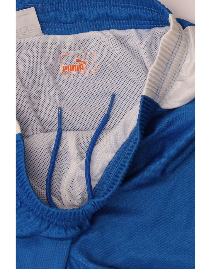 Puma Herren-Sportshorts, klein, blau, Farbblock