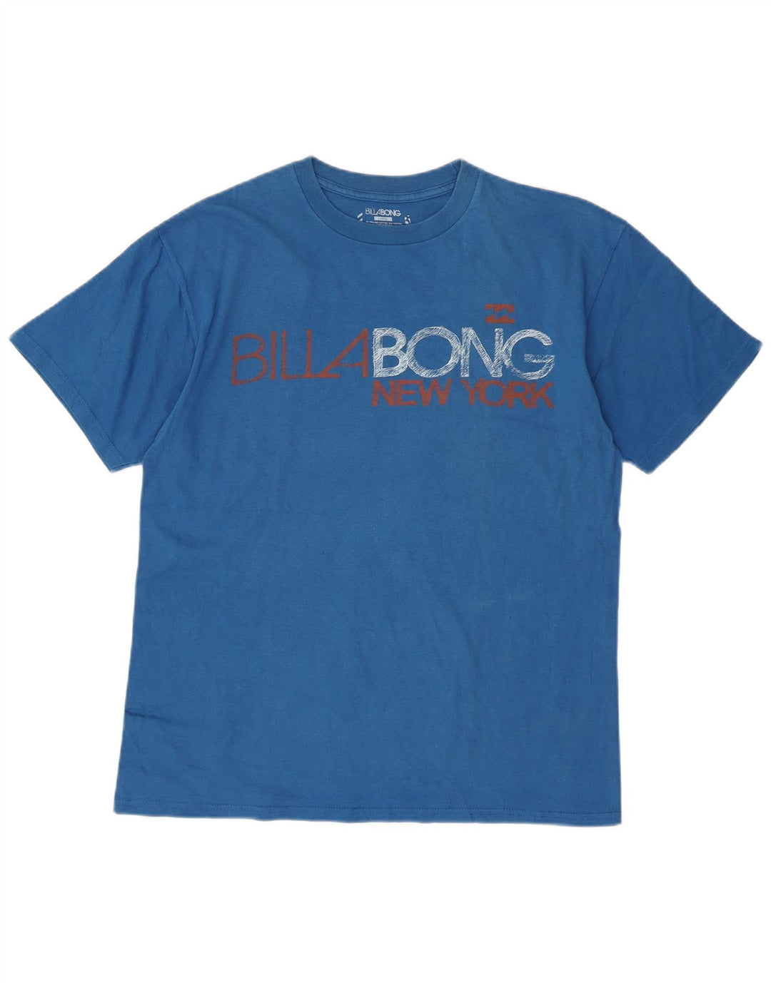 BILLABONG Herren-T-Shirt mit Grafik, groß, aus blauer Baumwolle