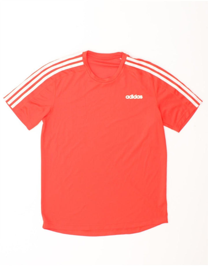 ADIDAS Mens Climalite T-Shirt Top Small Red Vintage Adidas and Second-Hand Adidas from Messina Hembry 