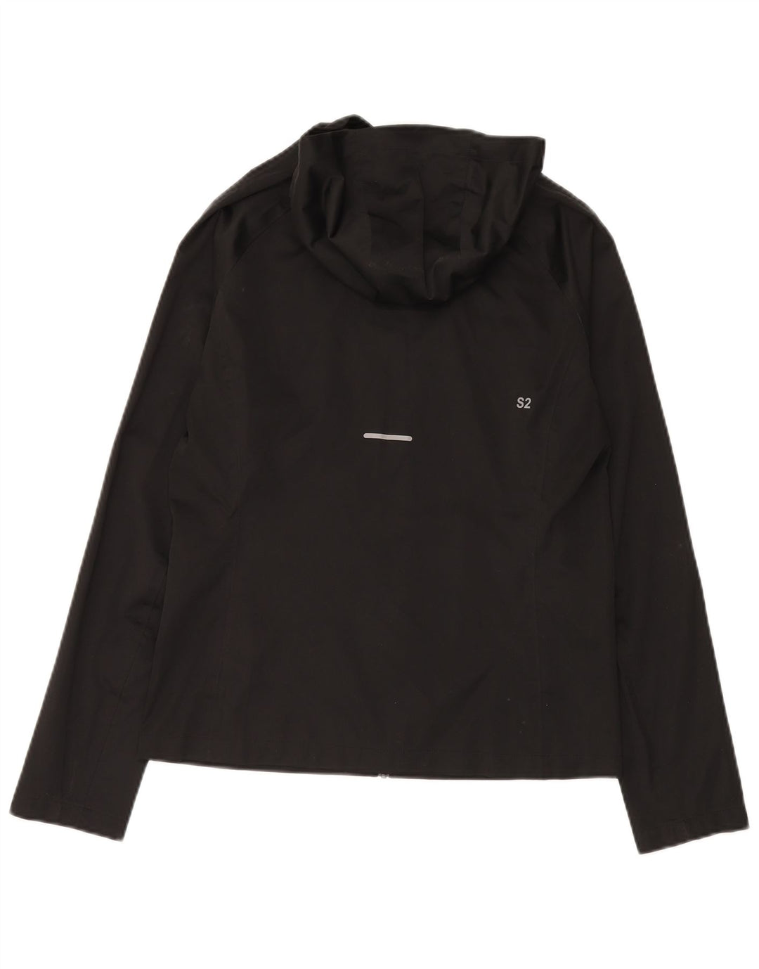 Asics Damen-Trainingsanzug mit Kapuze, Top-Jacke, UK 14, mittelschwarz, Polyester