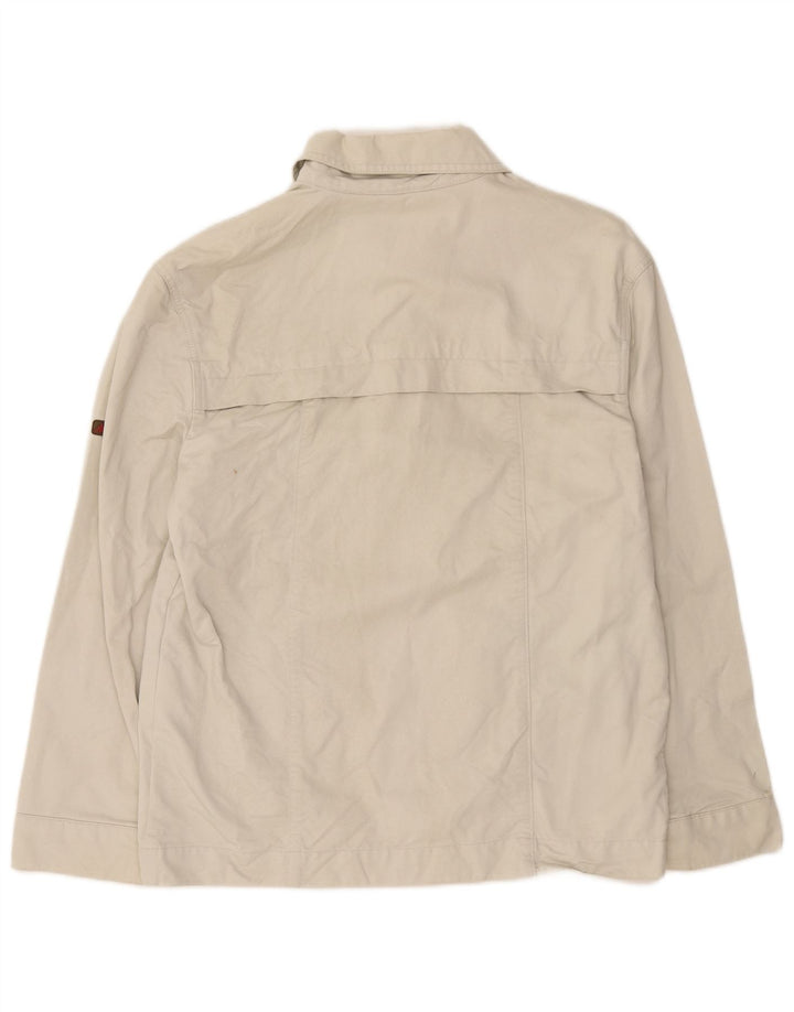 Kappa Herren Bomberjacke UK 40 Large Beige Baumwolle