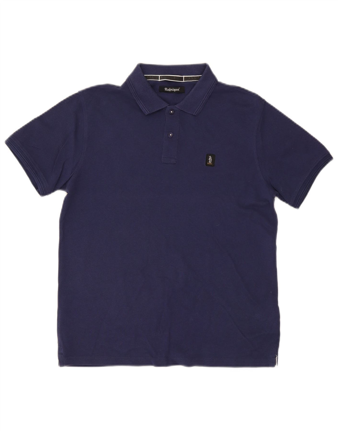 Refrigue Herren-Poloshirt, klein, marineblau, Baumwolle
