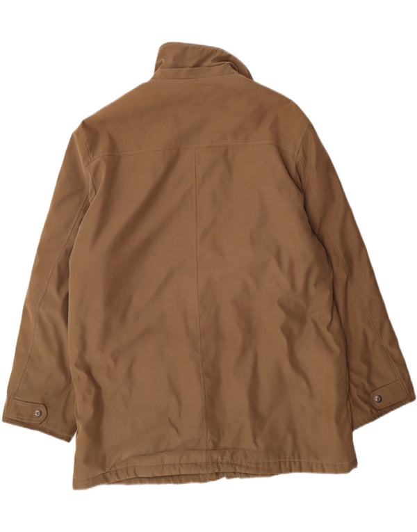 Navigare Herren-Utility-Jacke UK 46 3XL Braunes Polyester