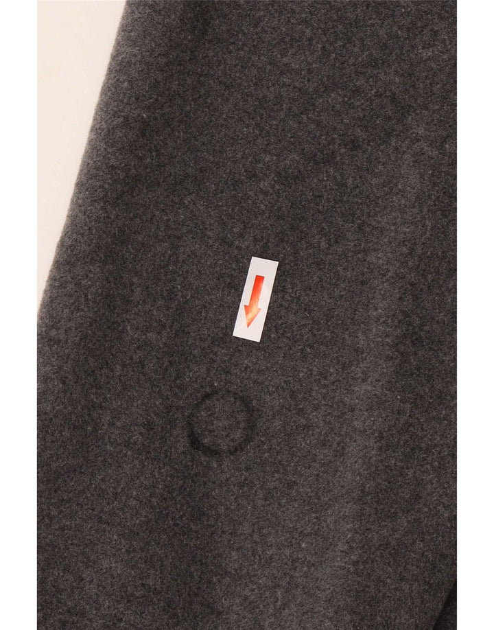 Trussardi Herren Pea Coat IT 48 Mittelgraue Wolle