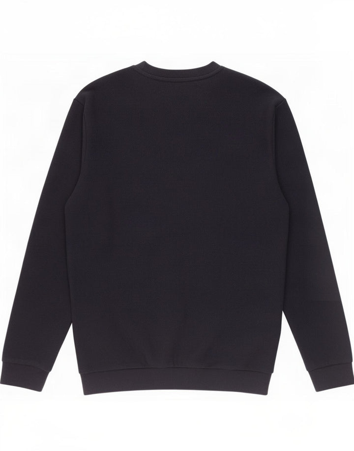 Zara Herren-Sweatshirt-Pullover, mittelmarineblaue Baumwolle