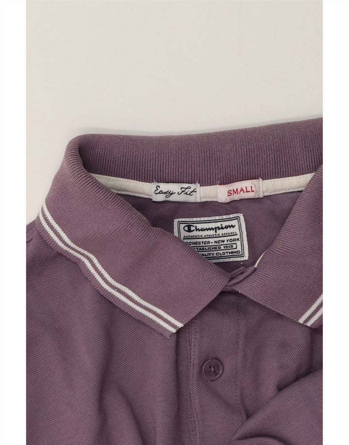 Champion Herren Easy Fit Poloshirt Small Lila