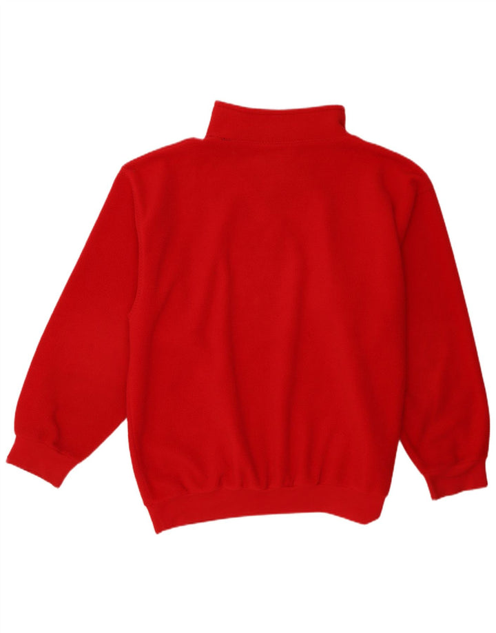 Daniel Hechter Herren-Fleecepullover mit Reißverschluss, XL, Rot