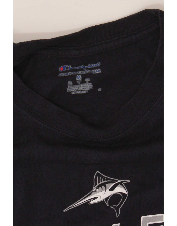 Champion Herren-T-Shirt mit Grafik, mittelgroß, Marineblau