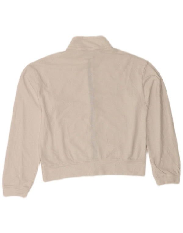 Champion Mädchen-Trainingsanzug, Top-Jacke, 15–16 Jahre, 2XL, weiße Baumwolle