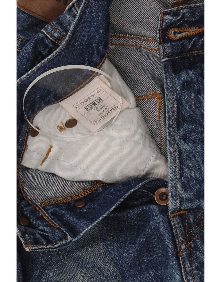 Edwin Herren Relaxed Fit Straight Jeans W34 L32 Blau