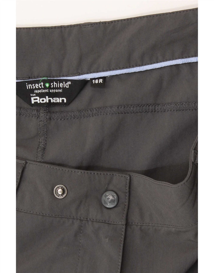 Gerade Cargo-Hose für Damen von Rohan, Größe 46, Größe L, W36, L29, Grau, Polyamid