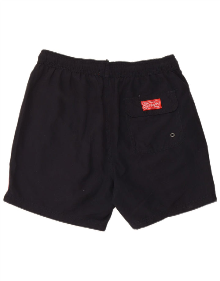 Superdry Herren-Sportshorts aus Polyester in mittlerem Marineblau