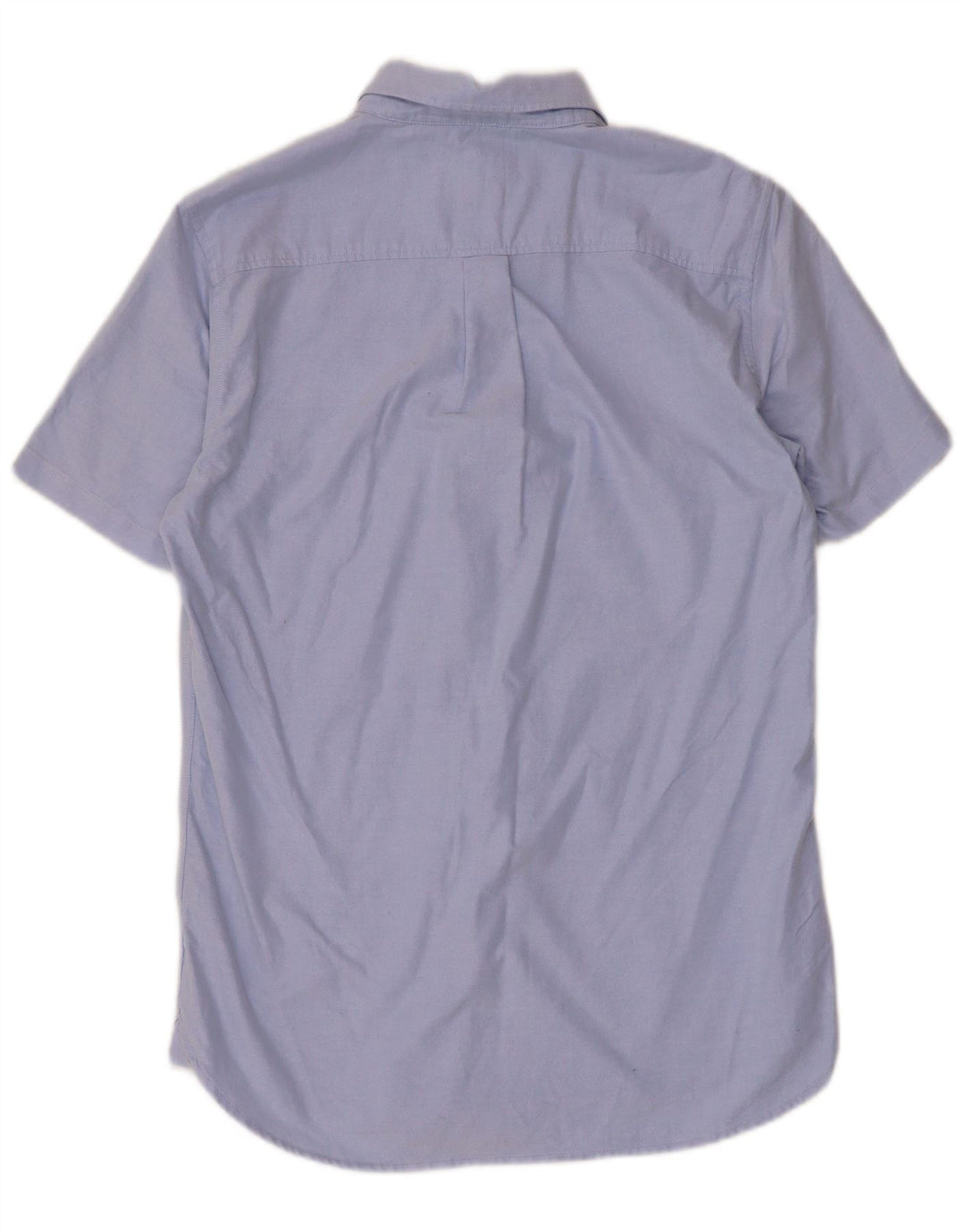 Superdry Herren Kurzarm-Hemd mit normaler Passform, Größe S, Blau, Baumwolle