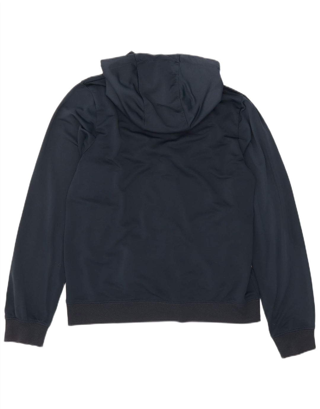 Nike Herren-Kapuzenpullover mit Reißverschluss, groß, marineblaues Farbblock-Polyester