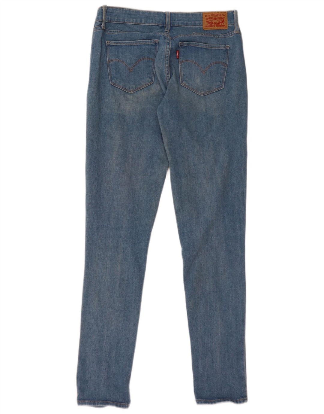 Levi's Damen 711 Skinny Jeans W27 L30 Blau