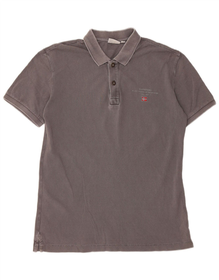 Napapijri Herren Poloshirt Mittelgrau