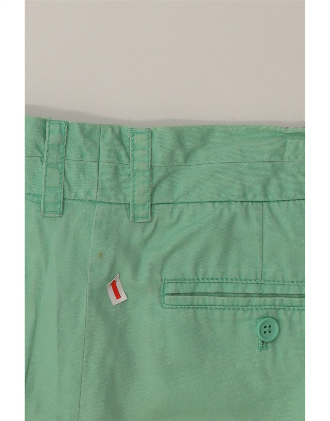 J. CREW Womens Broken In Chino Shorts US 6 Medium W32 Green Cotton Vintage J. Crew and Second-Hand J. Crew from Messina Hembry 