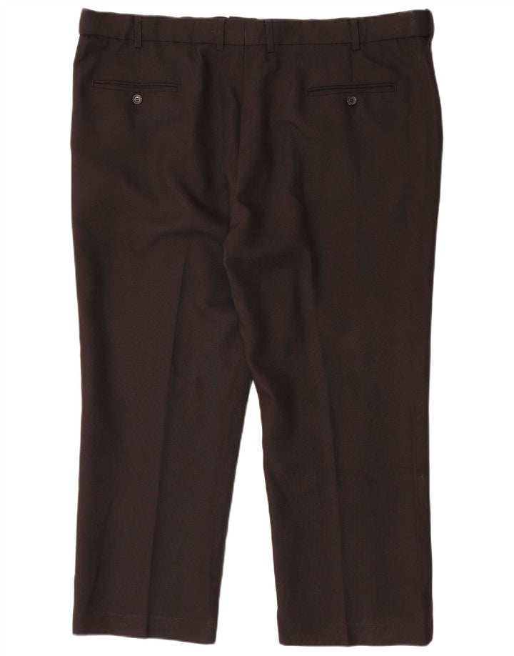 Farah Herren gerade Chinohose W42 L26 Schwarz Polyester