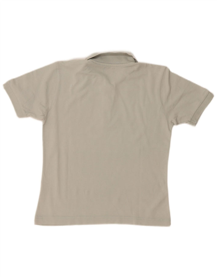 Kappa Damen Poloshirt UK 14 Mittelgraue Baumwolle