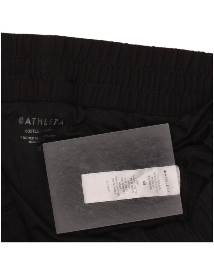 ATHLETA Damen Sportshorts UK 6 XS Schwarz Polyester