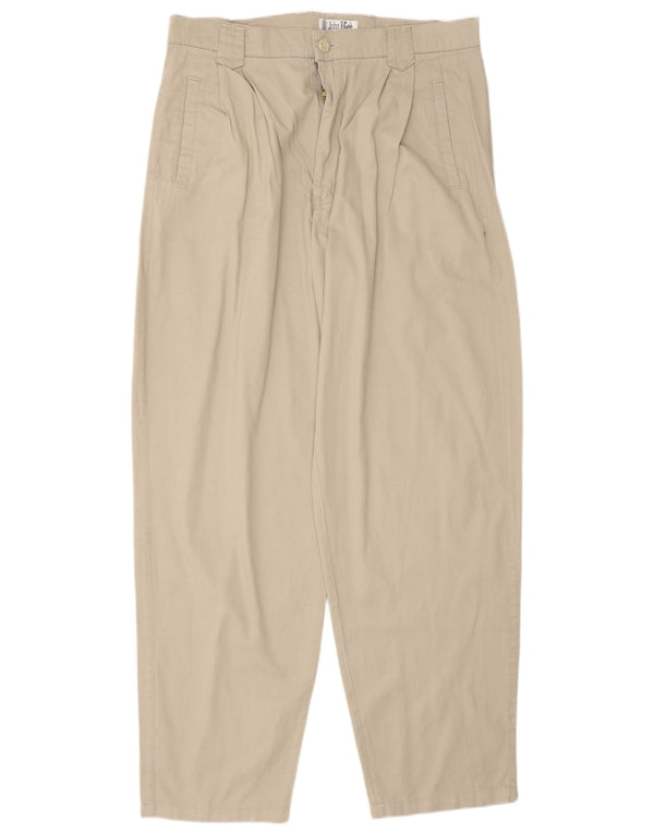 John F Gee Herren-Chinohose mit lockerer Passform, EU 50, Größe L, W34, L32, Grau