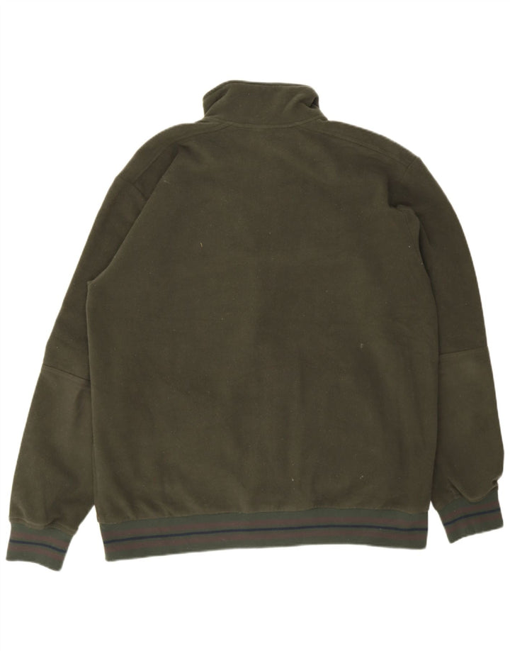 Champion Herren Fleecejacke UK 46 3XL Khaki Polyester