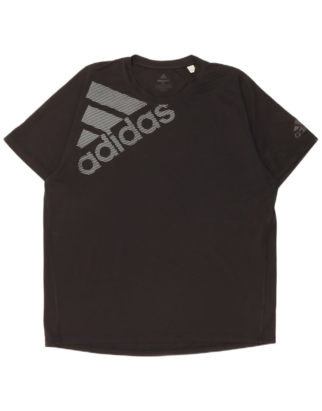 Adidas Herren Climalite Graphic T-Shirt Top XL Schwarz Polyester
