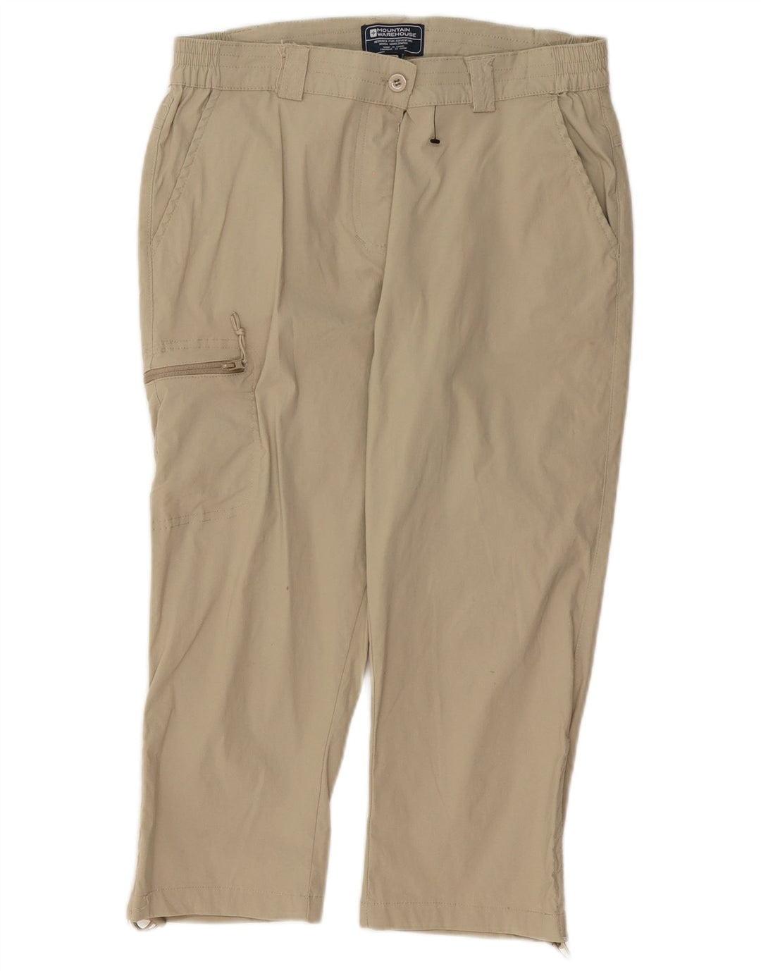 Mountain Warehouse Cargo-Capri-Hose für Damen, UK 12, M, W30, L19, Beige