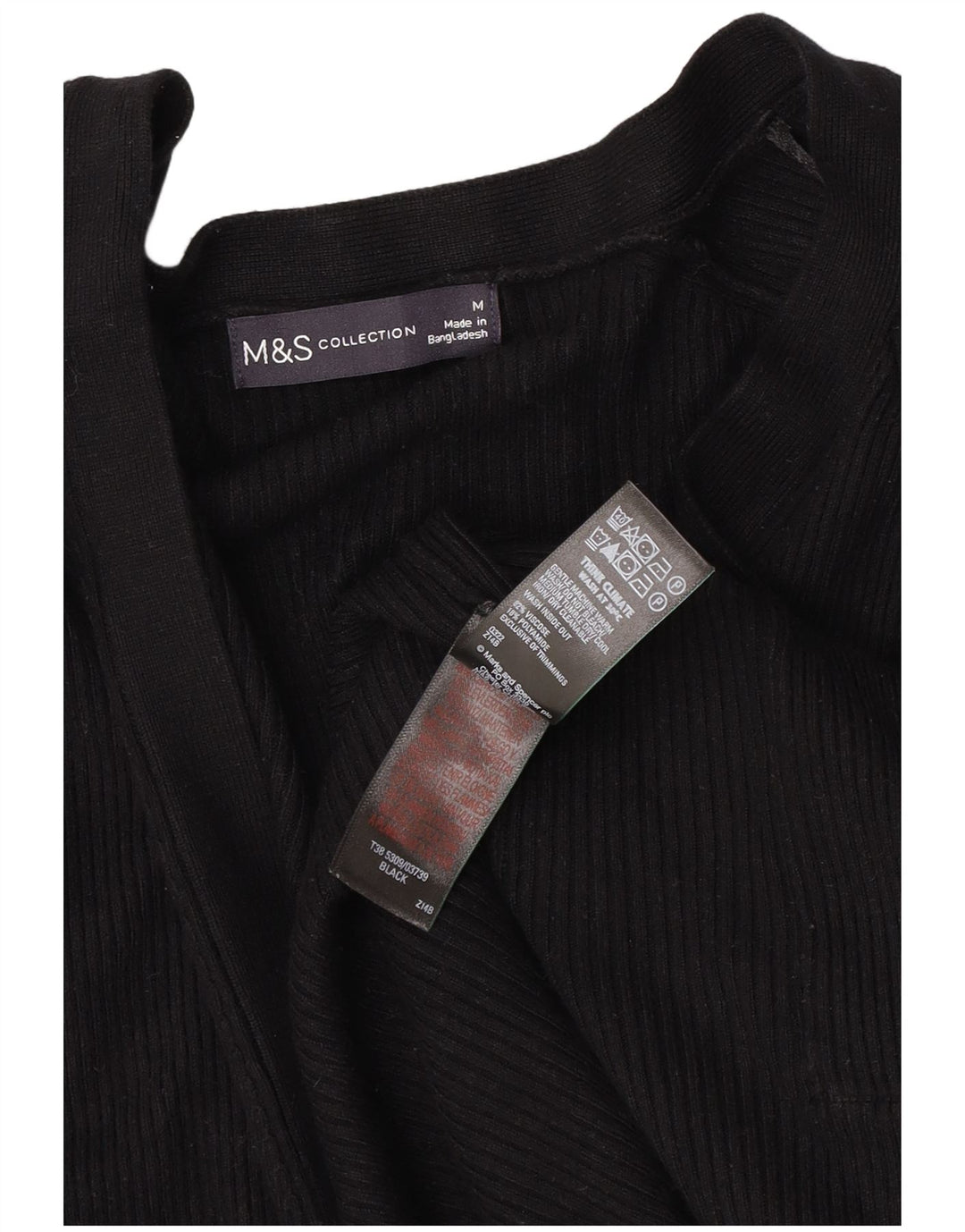 Marks & Spencer Damen-Strickjacke in Übergröße, offen, Gr. 14, mittelschwarz