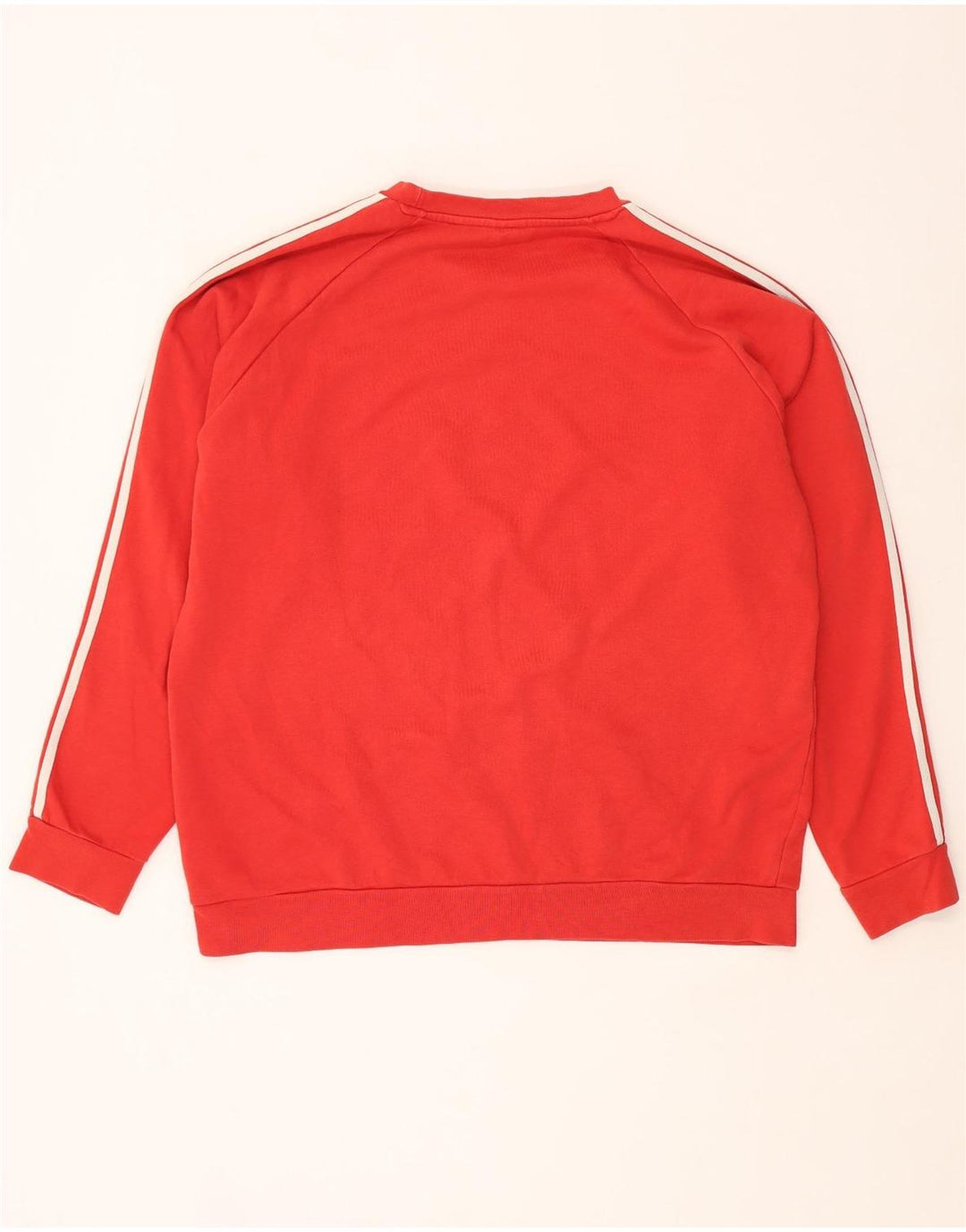 ADIDAS Herren Sweatshirt Pullover XL Rot Baumwolle