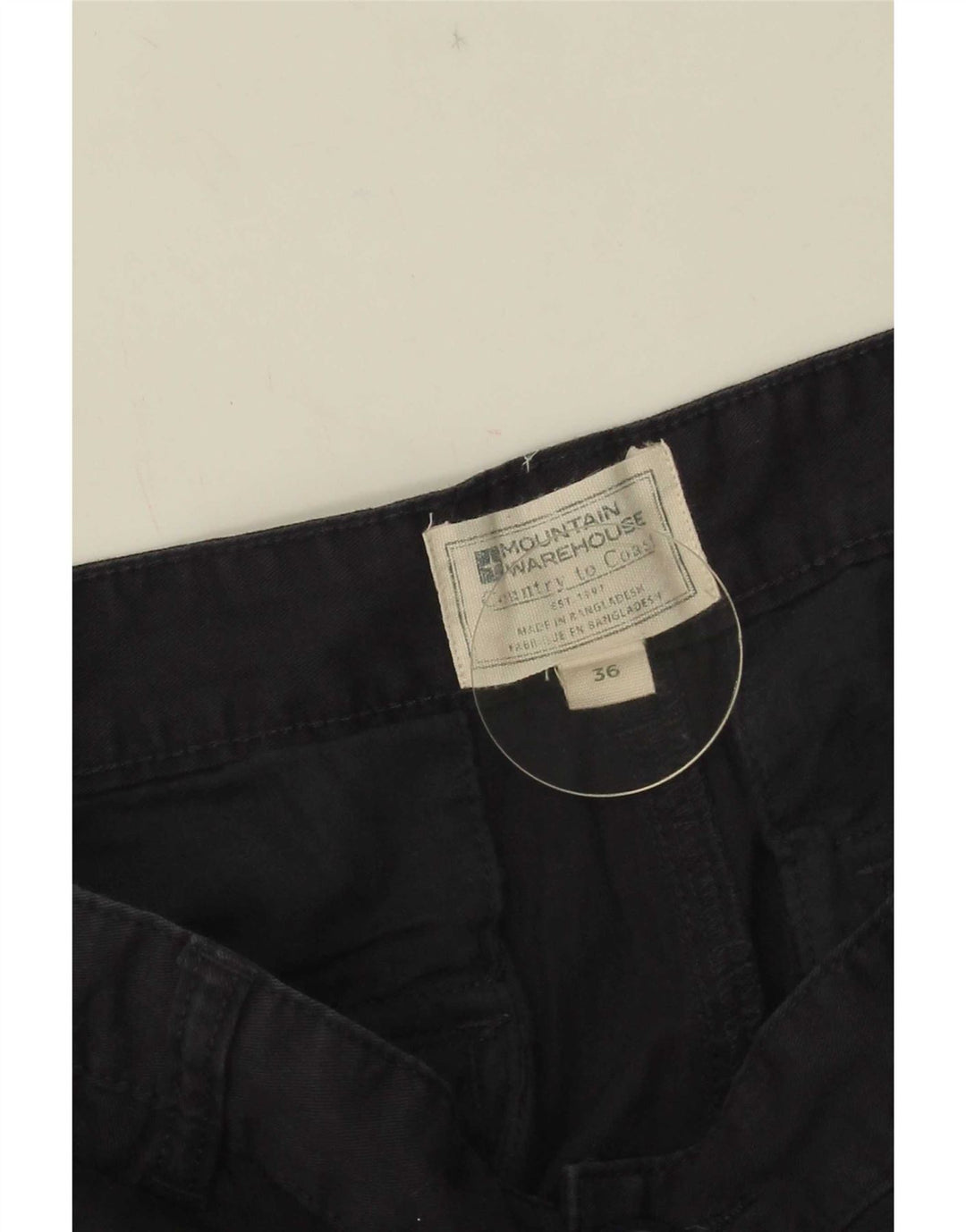 Mountain Warehouse Herren-Cargoshorts, W36, groß, marineblau, Baumwolle