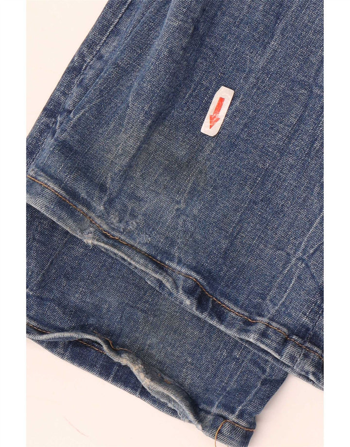 Zara Damen Schlagjeans EU 36 XS W26 L34 Blau