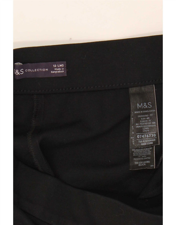 Marks & Spencer Damen-Trainingshose, UK 12, Mittelschwarz, Viskose